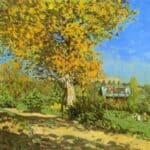 Alfred Sisley - Paysage à Louvenciennes (1873)