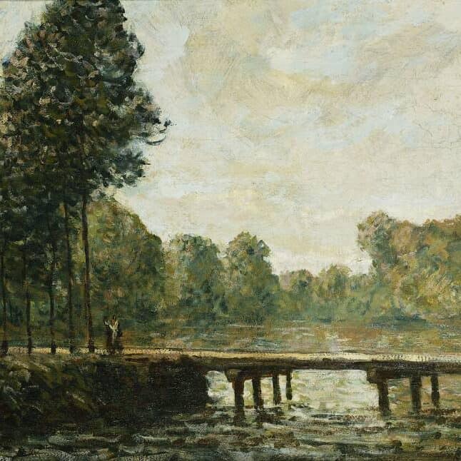 Alfred Sisley - Petit Pont sur l'Orvanne