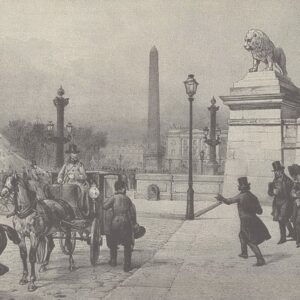 Anonyme, La Fuite du Roi Louis-Philippe de Paris, 24 février 1848