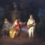 Antoine Watteau - La Partie carrée (1713)