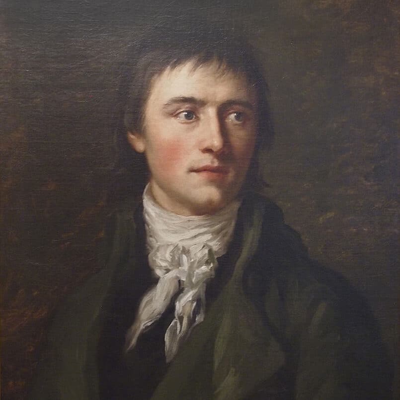 Anton Graff - Portrait de Heinrich von Kleist (vers 1808)