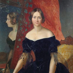 Apollon Mokritsky - Portrait de femme (1841)