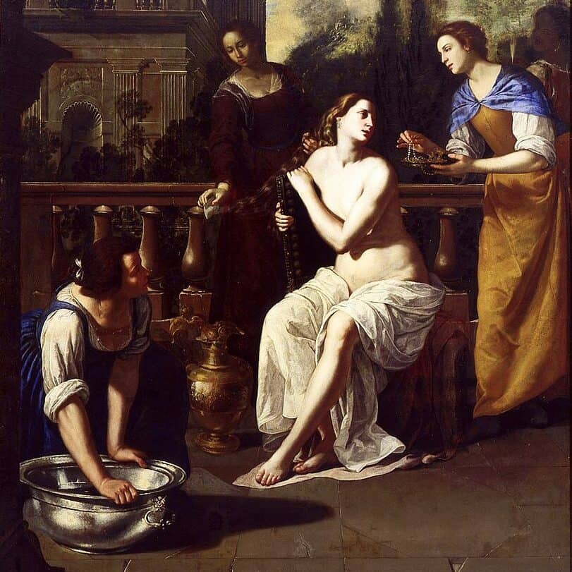 Artemisia Gentileschi - David et Bethsabee (1636)