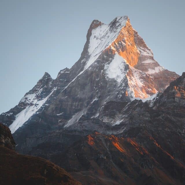 Ashok J Kshetri - Vue Panoramique Du Mont Mardi Himal Au Népal