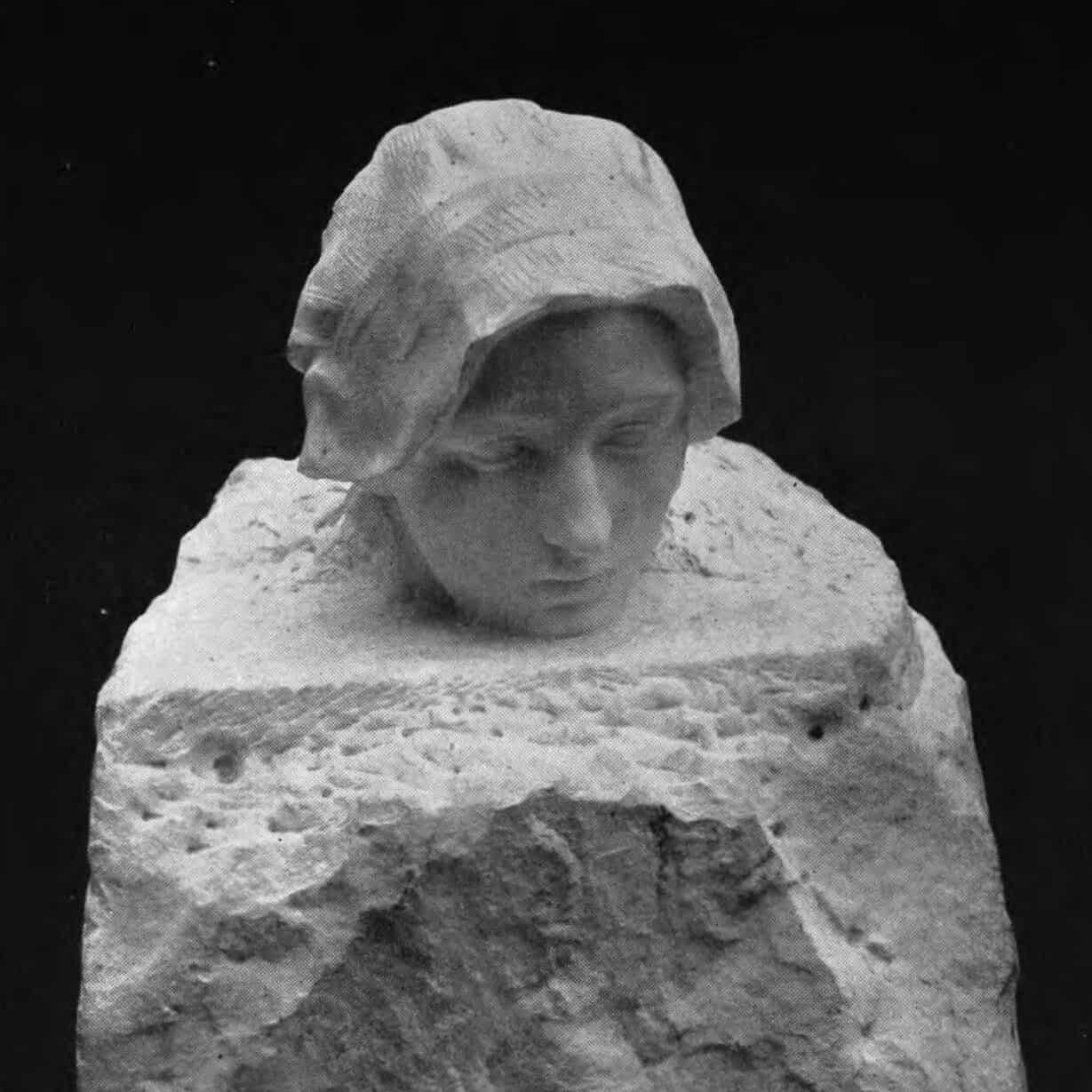 Auguste Rodin - La Pensée (1901), photographiée par Jacques-Ernest Bulloz