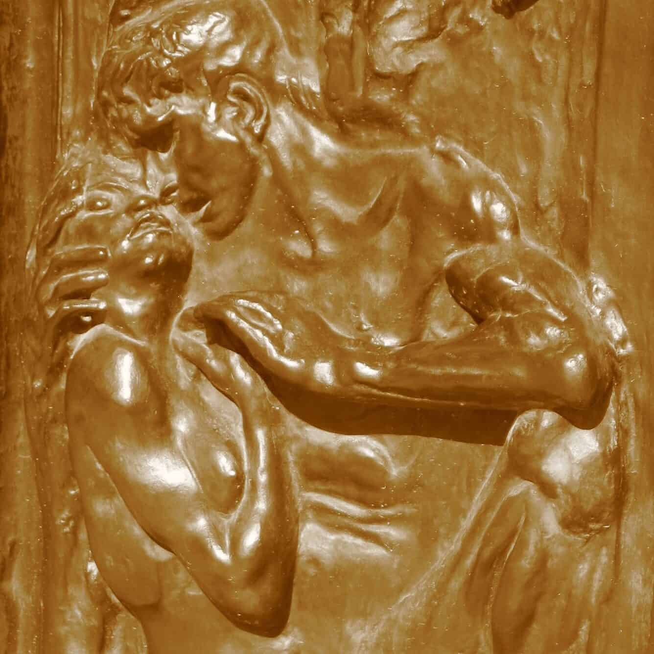Auguste Rodin - La Porte de l'enfer, Détail (Musée Rodin, Paris)