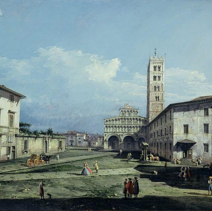 Bernardo Bellotto - Piazza San Martino Lucca (1742-1746)