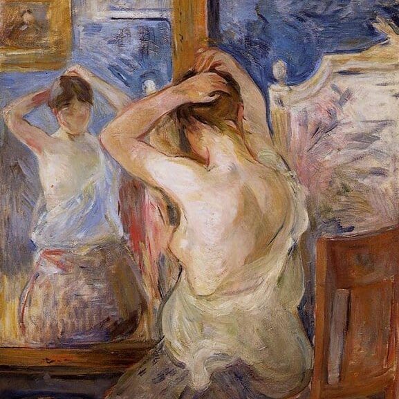 Berthe Morisot - Devant le miroir