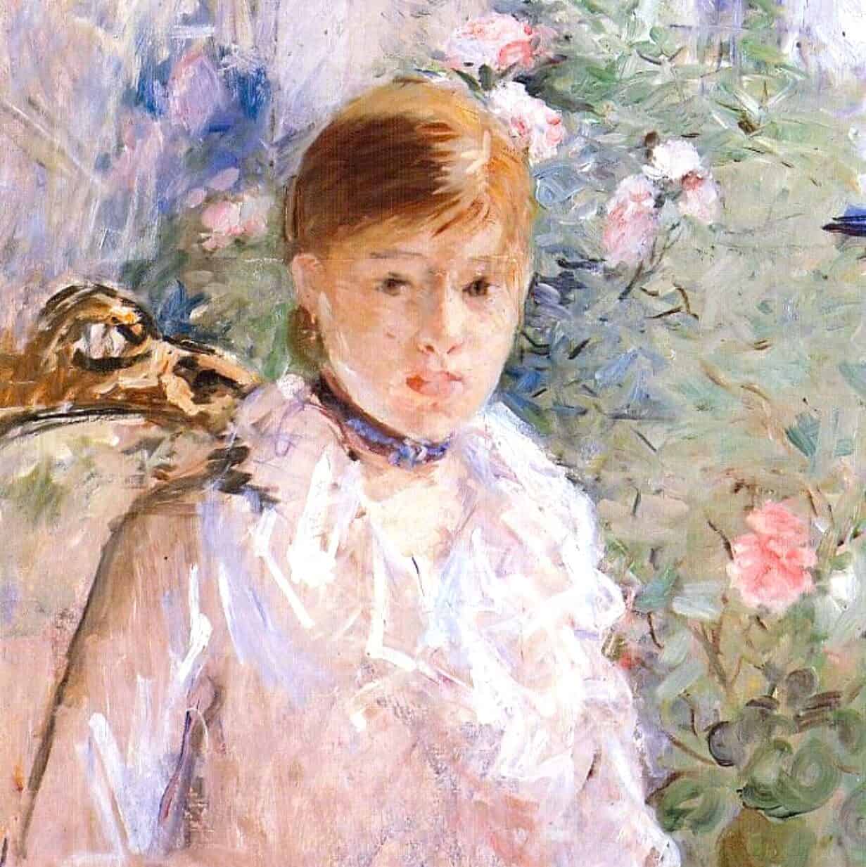 Berthe Morisot - Jeune femme assise devant une fenêtre, dit l'Été (1879)