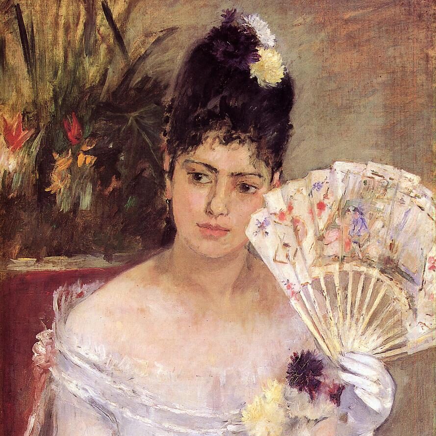 Berthe Morisot - Jeune fille au bal (1875)