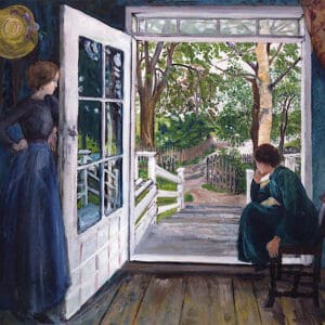 Nicolai Astrup, Par la porte ouverte (1902)