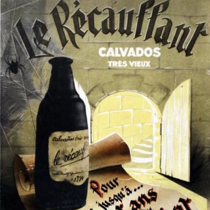 Publicité ancienne pour une marque de Calvados