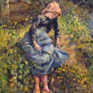 Camille Pissarro - Fillette à la baguette