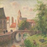 Camille Pissarro - Le Pont de la Clef à Bruges, Belgique (1903)