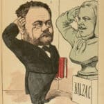 Caricature de Balzac et Zola