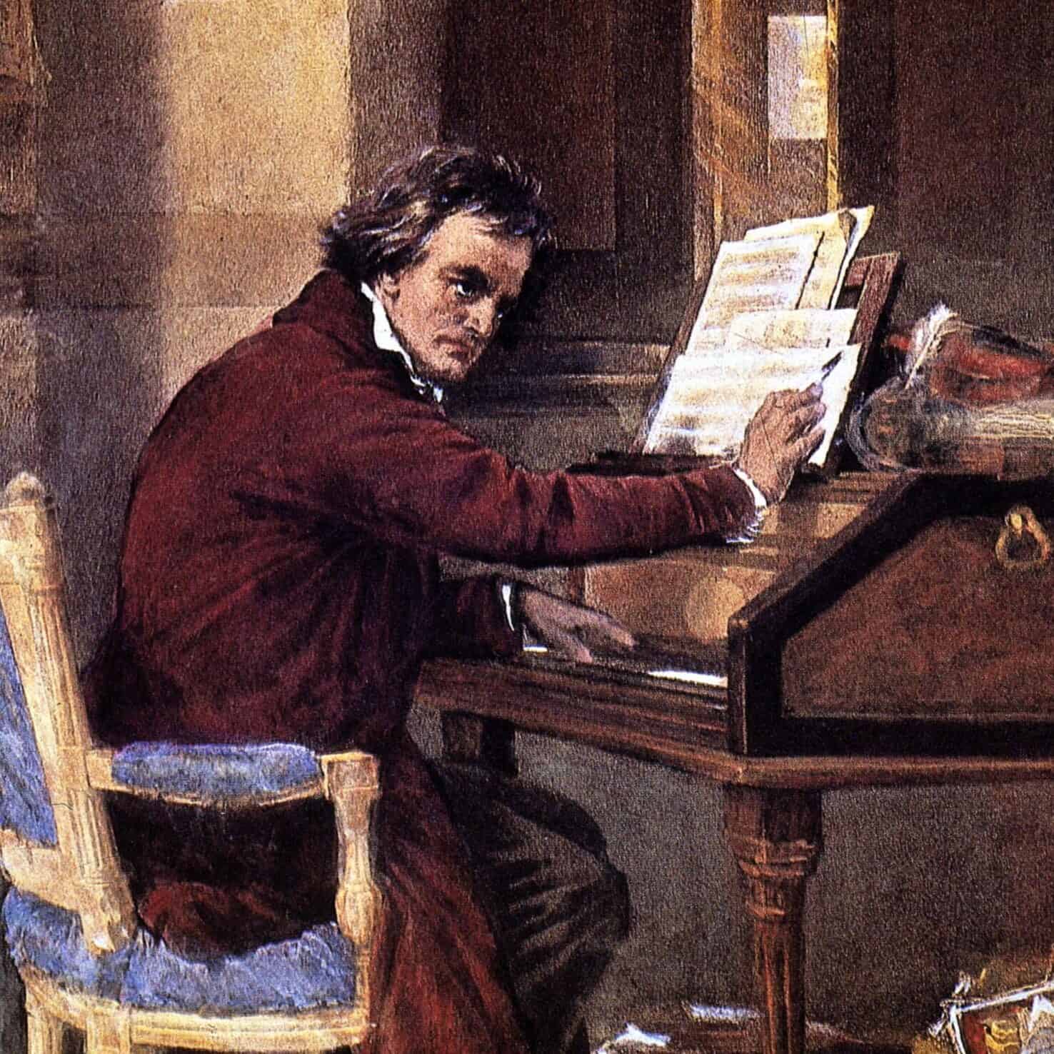 Бетховен дирижирует. Болезнь Бетховена. Бетховен фото композитора. Бетховен на картинах художников.
