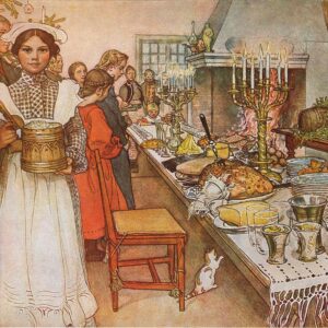 Carl Larsson - Christmas Eve dinner (1904-1905)