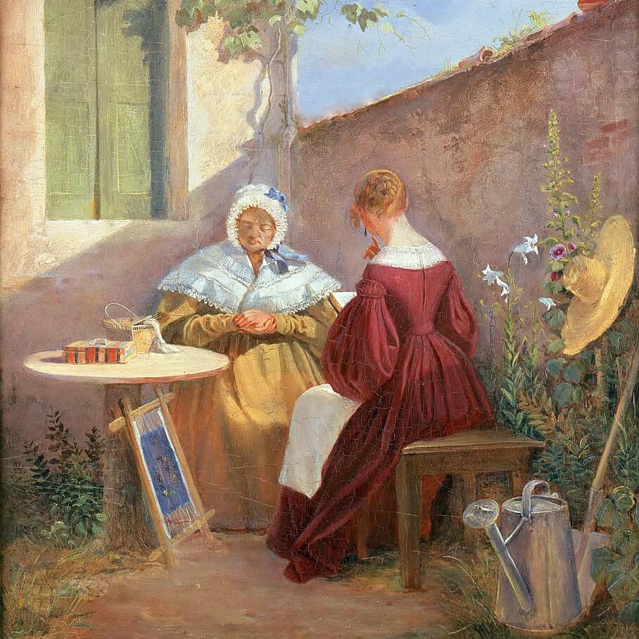 Carl Spitzweg - La Lettre d'amour (vers 1845-46)