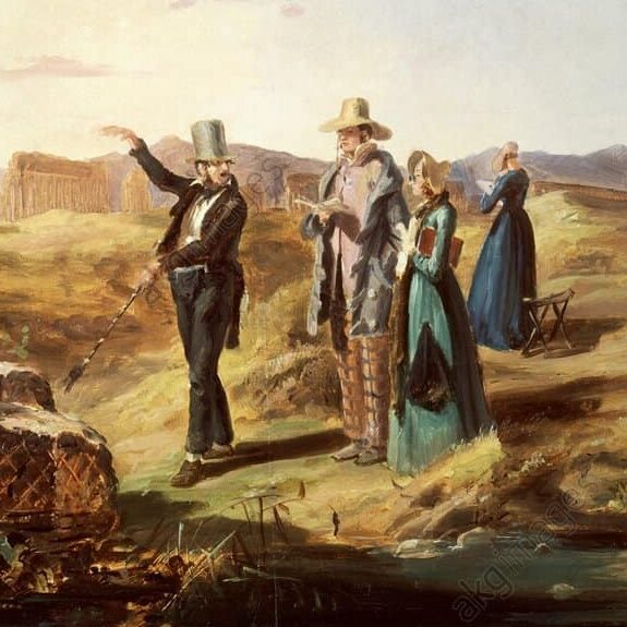 Carl Spitzweg - Touristes anglais dans la campagne (1845)