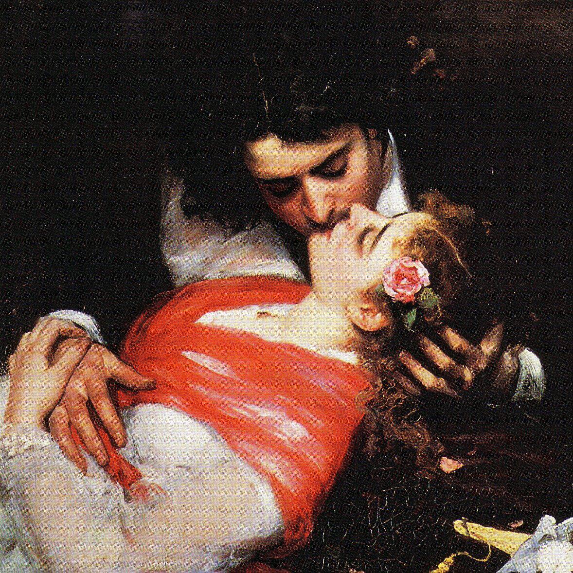 Carolus-Duran, Le baiser (1868)