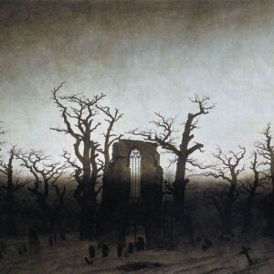 Caspar David Friedrich, L'Abbaye dans une forêt de chênes