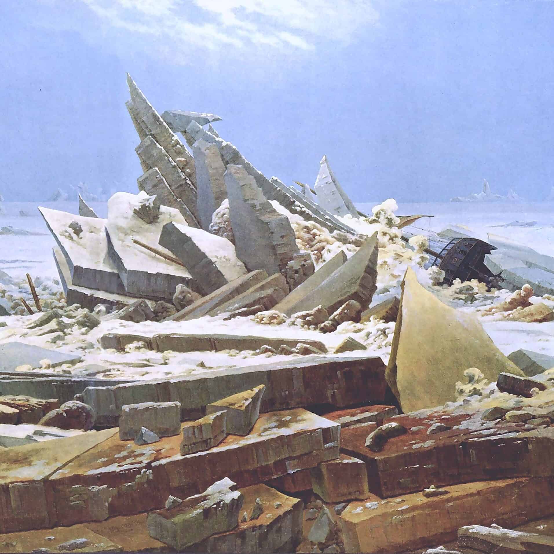 Caspar David Friedrich, La Mer de glace (1824)