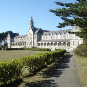 Centre héliomarin, presqu'île de Pen Bron, La Turballe, Loire-Atlantique, Pays de la Loire, France