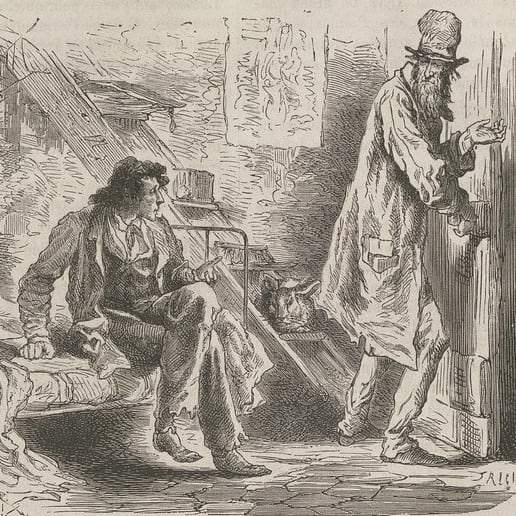 Chien-Caillou, par Auguste Trichon (1867)