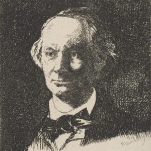 Charles Baudelaire, peint et gravé par Édouard Manet (1865)