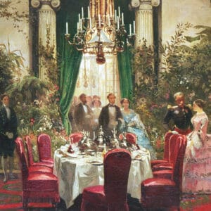 Charles Giraud - La salle-à-manger de la princesse Mathilde, rue de Courcelles (1854)