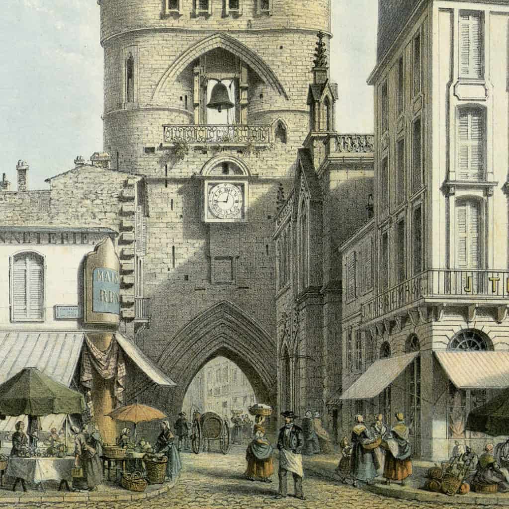 Charles Mercereau - Porte de la Grosse Cloche, Bordeaux (1860)