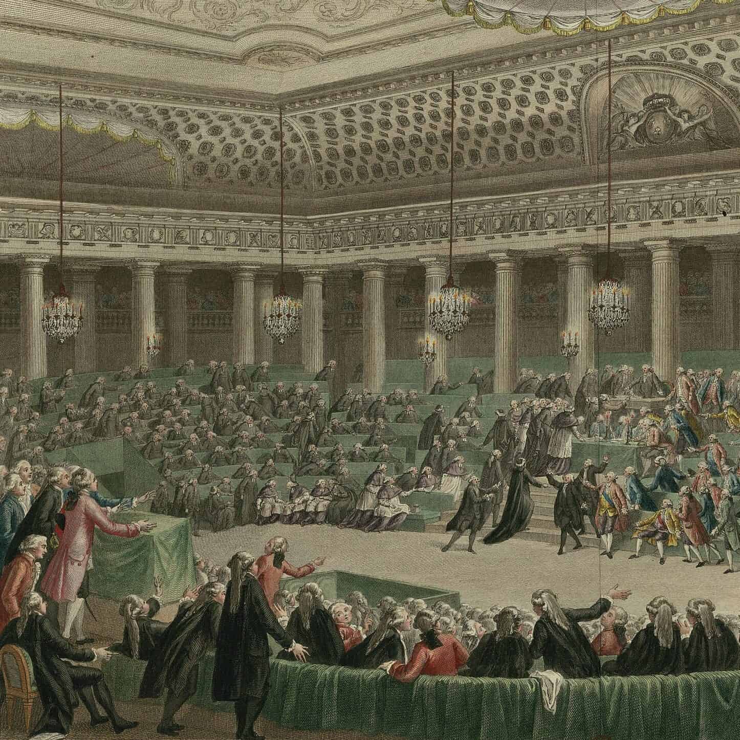 Charles Monnet - Assemblée nationale - abandon de tous les privilèges à Versailles, séance de la nuit du 4 au 5 août 1789