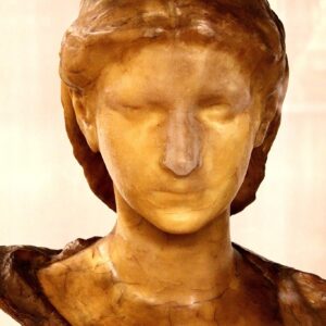Charles Van der Stappen - Buste de jeune femme (vers 1900)