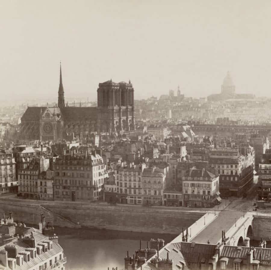Charles Soulier, Panorama de Paris pris de la tour Saint-Jacques (vers 1865)