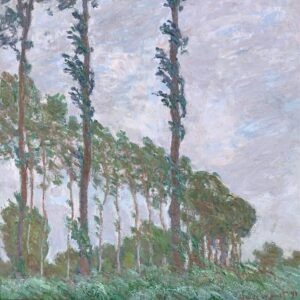 Claude Monet - Effet de vent, série de peupliers (1891)