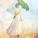 Claude Monet - Femme à l'ombrelle tournée vers la droite (1886)