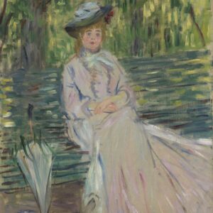 Claude Monet, Femme assise sur un banc