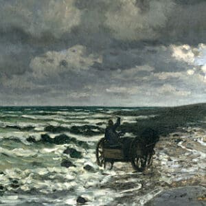 Claude Monet - La pointe de la Hève à marée basse (1865)