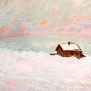 Claude Monet - Maisons dans la neige en Norvège (1895)