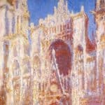 Claude Monet, série des cathédrales de Rouen portail début d'après-midi