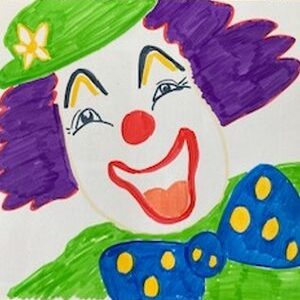 Clown (dessin d'Isabelle)