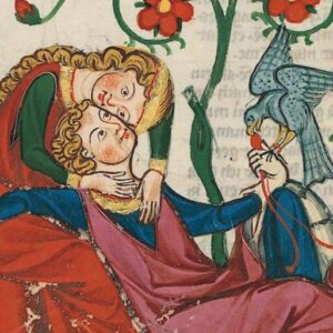 Codex Manesse (1310-1340) - Couple d'amoureux