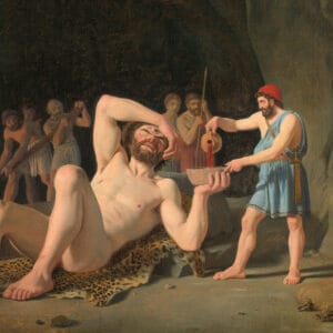 Constantin Hansen, Ulysse dans la grotte de Polyphème (1835)