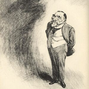 David Low - Caricature de Joseph Conrad (1923)