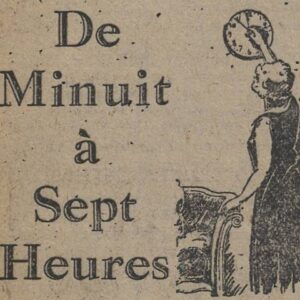 De minuit à sept heures