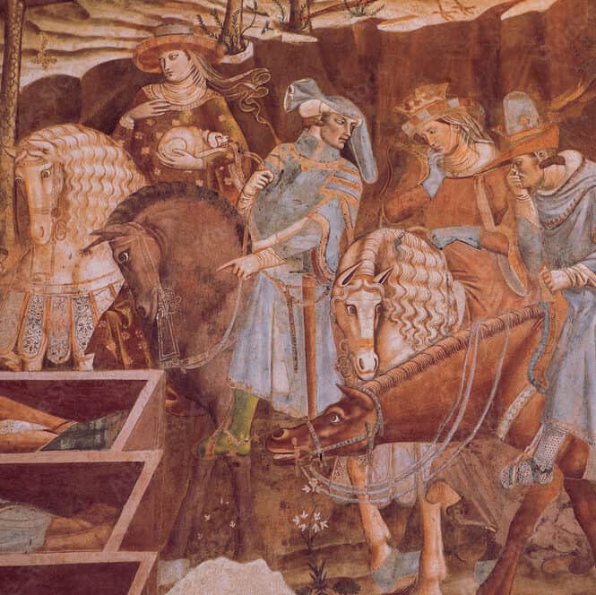Détail de Le Triomphe de la mort, de Bonamico di Martino da Firenze dit Buffalmaco, Pise