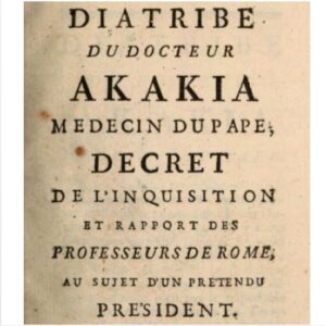 Voltaire - Diatribe du docteur Akakia
