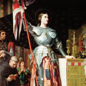 Dominique Ingres - Jeanne d'Arc au sacre du roi Charles VII (1854)