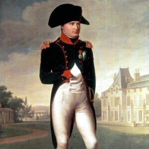 École française, auteur anonyme - Napoléon Ier devant le château de Malmaison (1804)