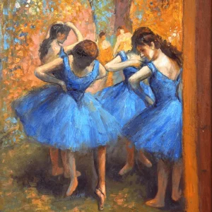Edgar Degas - Danseuses bleues (1890)